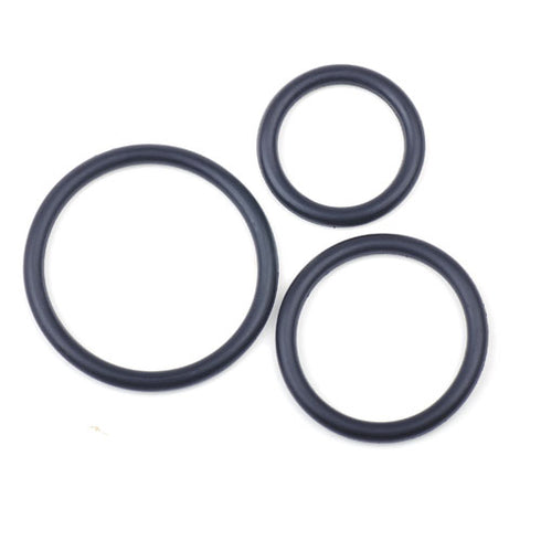 Silicone Triple Cock Ring Set